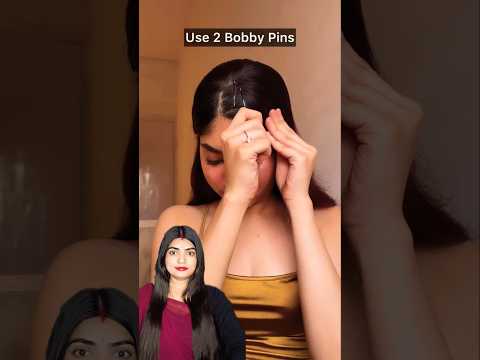 ✨🫢❤️try Bobby pins hairstyle hack #shorts
