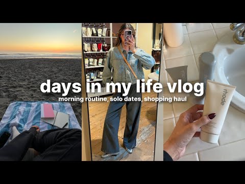 vlog: turning my day around, reading at the beach, building my routines