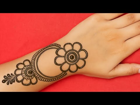 Simple stylish back hand  mehndi design | Easy mehndi design | mehndi ka design | mehndi design