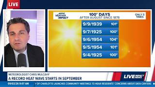 Weather Impact Alert: A record heat wave starts in September