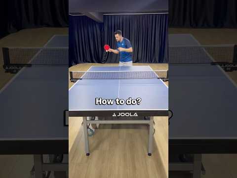 How to do Table Tennis Alone Training 🏓 #tabletennis #pingpong #alone