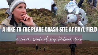 A hike up Shetland's Royl Field to see the Mosquito crash site