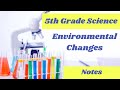 Environmental Changes and Learning Strategies