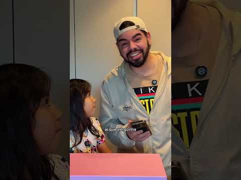 TENTANDO FAZER MINHA FILHA RIR #paidemenina #humor #react