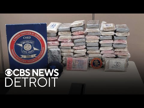 YouTube video thumbnail: Michigan Troopers Find $1.8M Worth of Cocaine During Traffic Stop on I-75 in Monroe County