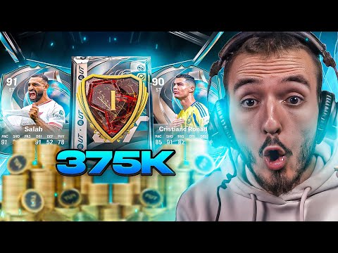 J'OUVRE des PACKS à 375K GLOBETROTTERS & des RÉCOMPENSES FUT CHAMPIONS RANG 1 - FC 25 Ultimate Team