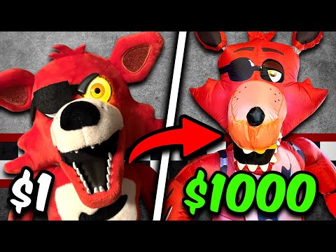 $1 vs $1000 FNAF Animatronic IRL