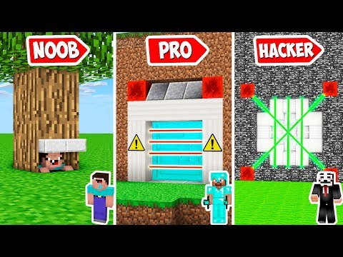 Minecraft MOST SECURE BUNKER FOR YOUR MONEY in Noob vs Pro Animation