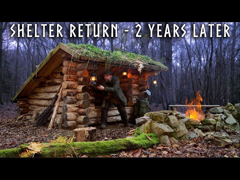 Bushcraft Shelter Overnighter - Return after 2 Years