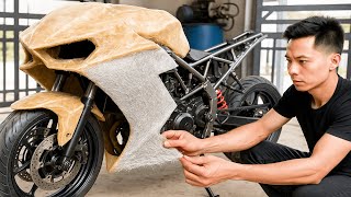 Man Builds Kawasaki Ninja By Hand — The Result is Mind-Blowing by @DuyHaitv666