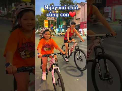 Đạp xe cùng con #phạmtuấnxeđạpnhật #xedap #dapxe #meyeucon