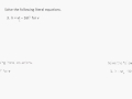 Solving Equations and Ratios