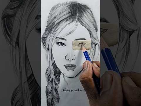 Try this hack 🤌❤️✍️  #art #artist #cartoon #drawing #satisfying #paint #anime #shorts #rosé #kpop
