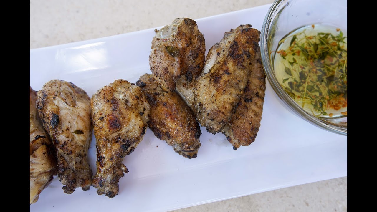 Lemon garlic & thyme chicken wings #79