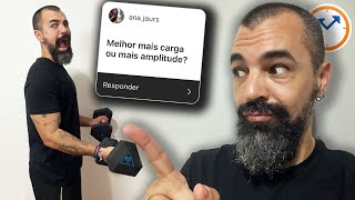 MAIS PESO ou MAIS AMPLITUDE? | Saúde na Rotina