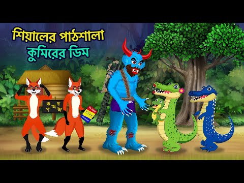 🦊শিয়ালের পাঠশালা | কুমিরের ডিম | ডাকু রাক্ষস | Daku Rakkhosh Sial Kumir
