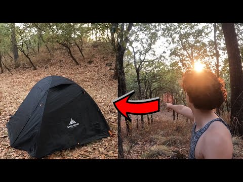 Estrenamos casita de campaña e hicimos pizza de camping!