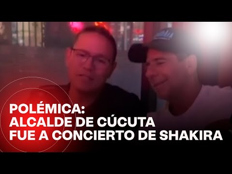 Críticas al alcalde de Cúcuta por asistir a concierto de Shakira en Barranquilla