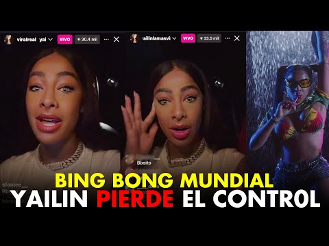 YAILIN PIERDE EL CONTR0L EN VIVO POR COMENTARIO EN CONTRA DE BING BONG