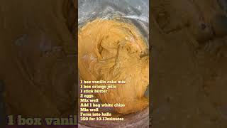 Orange creamsicle cookies