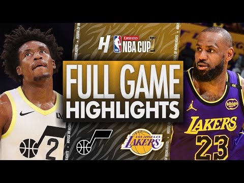 Utah Jazz vs Los Angeles Lakers - Full Game Highlights | November 19, 2024 Emirates NBA Cup