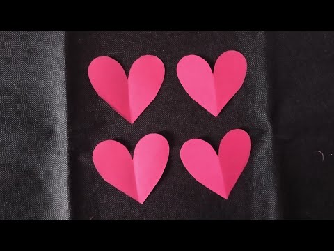 Cara Menggunting Kertas Origami Menjadi Bentuk Love ( Waru) yang mudah