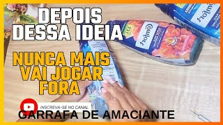 Depois dessa dica Nunca Mais vai JOGAR FORA Garrafa de Amaciante/ Cozinha