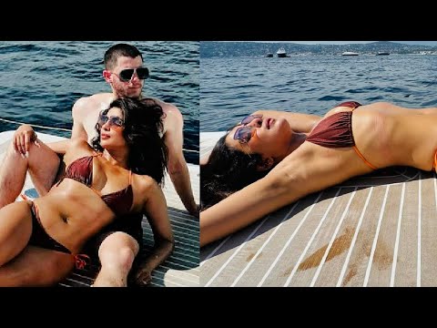 Priyanka Chopra Enjoying In Bikini With Husband Nick Jonas In France