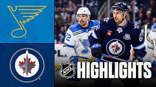 Blues vs. Jets | NHL Highlights | January 20, 2026