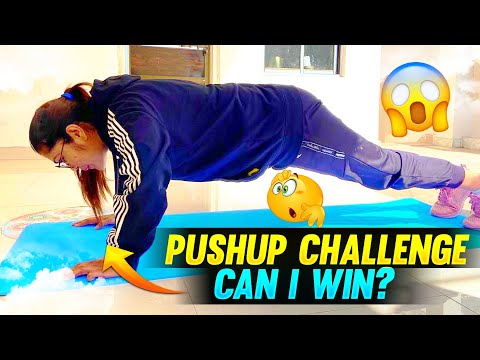 Pushup Continuously Challenge || Can i Win? #shorts || Garena Free Fire