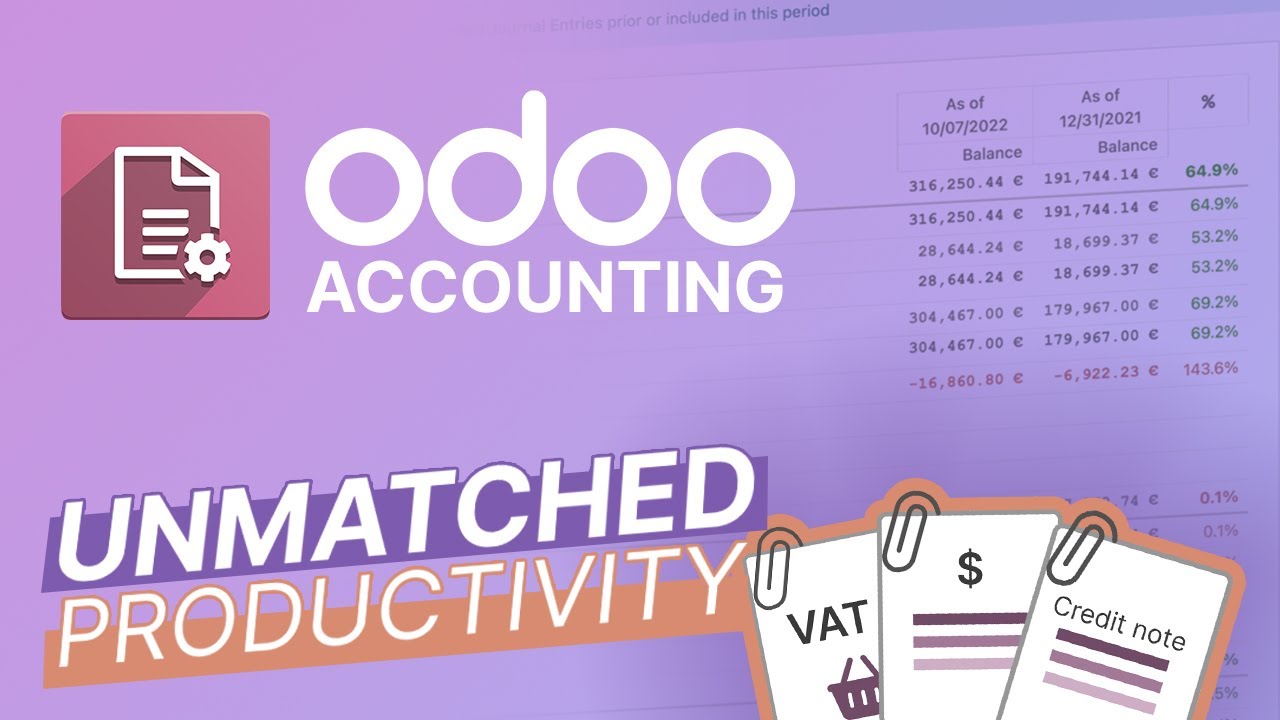 Odoo Accounting - The fastest online accounting app! | 10/27/2022

Meet Odoo Accounting, the free cloud accounting software with blazing-fast efficiency. For companies of all sizes and fiduciaries ...
