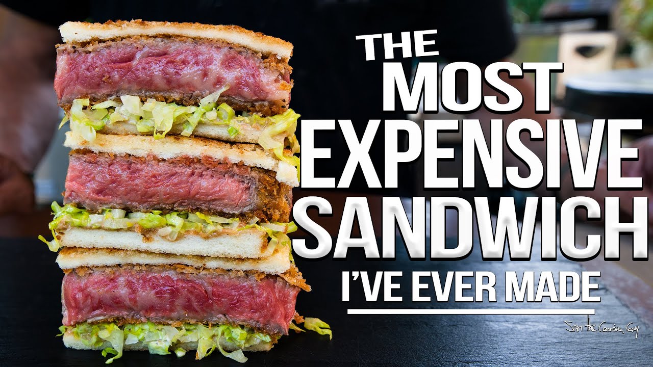 The most expensive sandwich i've ever made - wagyu katsu sando 4k