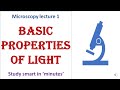 Properties and Behavior of Light