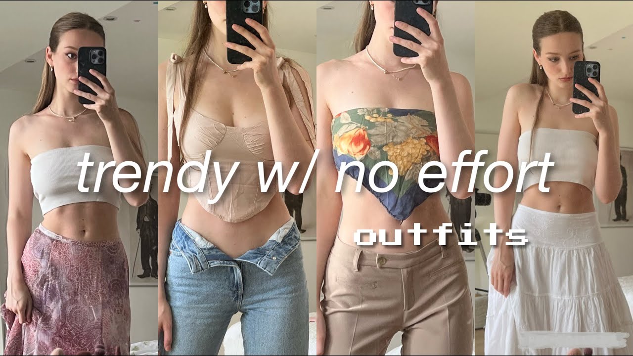 How to look TRENDY WITH NO EFFORT in summer 2022 | outfit ideas￼