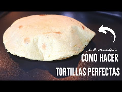 Cómo Hacer Tortillas de Maíz Esponjadas y Perfectas  / Las Recetas de Mama