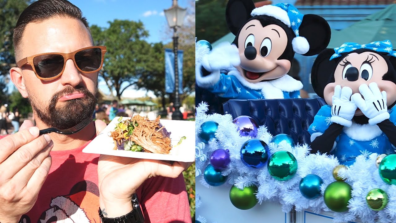 Disney's Festival Of The Holidays At EPCOT! Trying & Reviewing 8 Holiday Menu Items! The Tim Tracker