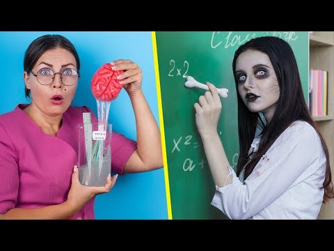 Zombies Sind In Der Schule! / 12 DIY Zombie Schulsachen