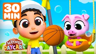30 Minutes of Sports, Games & Playtime! | Barnyard Daycare