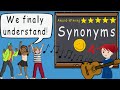 Exploring the World of Synonyms Through Song