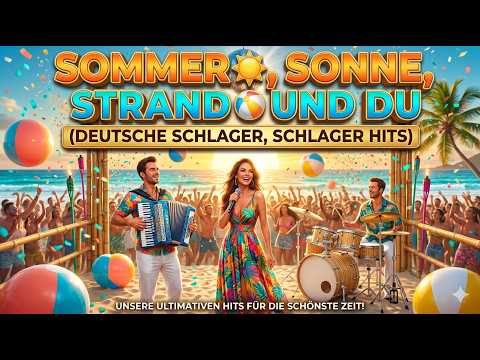 SOMMER, SONNE, STRAND UND DU (deutsche schlager, schlager hits)! ☀️🏖️ (Offizielles Video)