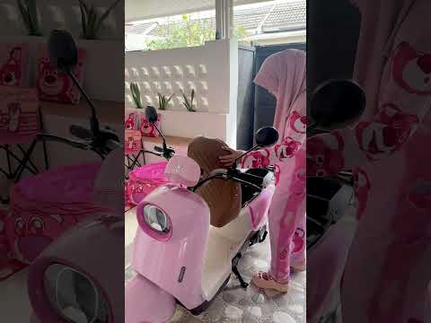 cocok buat aku yang gabisa naik motor pake sepeda listrik🥹🤍 #fypage #fypyoutube #pink #fypviral