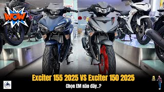 Soi CHI TIẾT Exciter 150 - 155 2025 ▶️ Chọn EM nào đây..? 🔴 TOP 5 ĐAM MÊ