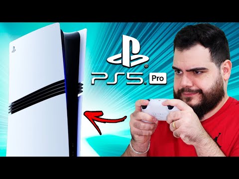 Jogando no PS5 PRO pela PRIMEIRA VEZ! Mudou MUITO?!