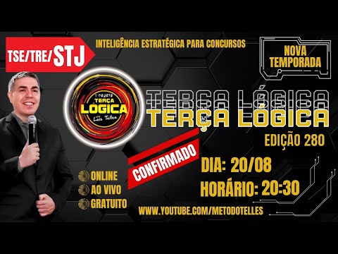 280 -  Terça Lógica Nova Temporada - 20 Agosto as 20:30