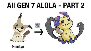 I Spent 30 Days Drawing ALL Missing Pokemon Evolutions! GEN 7 ALOLA Region ( FULL )