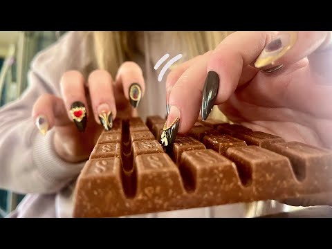 Intense 🍫 Chocolate Scratching & Tapping for TINGLES