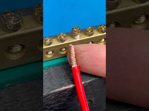 Descobri uma Conexão perfeita de cabo #eletrica #construction #dicas #trending #fyp #viral #diy