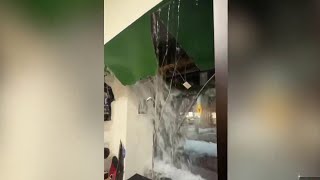 Hartford business cleaning up after broken pipe floods store