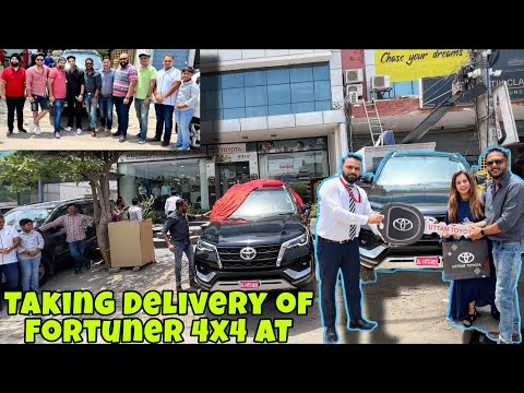 Taking Delivery Of My New Toyota Fortuner 2022 4x4 AT | ExploreTheUnseen2.0