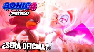 Quieren hacer OFICIAL la PRECUELA FAN de SONIC 4 La Película | Noticias
